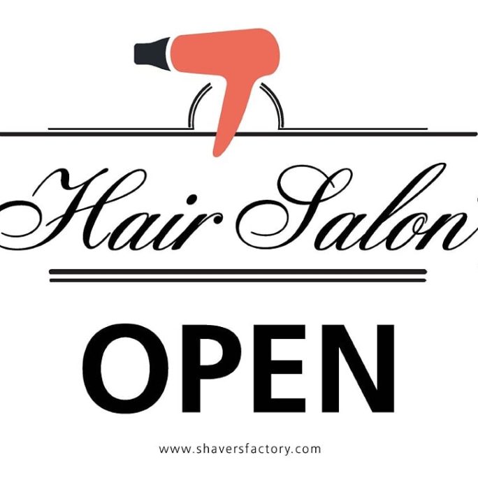 Hair Salon Open/Closed Poster
