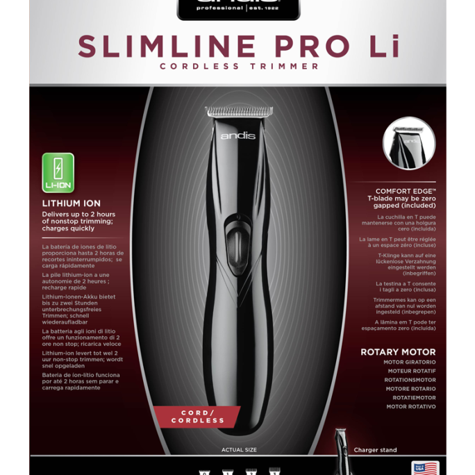 ANDIS Slimline Pro Li T-Blade Trimmer