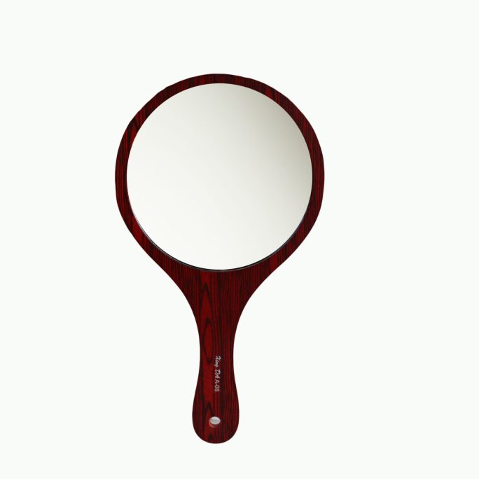 WOODEN HAND MIRROR M2