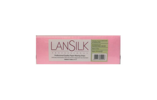 Lansilk Professional Quality Paper Waxing Strips Pink 100pcs