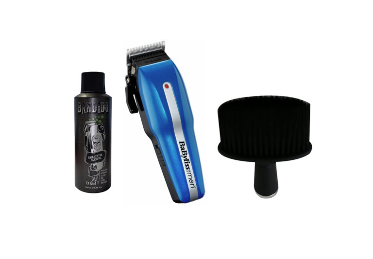 Babyliss Men Power Light Pro 7498CU Hair Clipper With Bandido Clipper Oil & Neck Brush Black G142