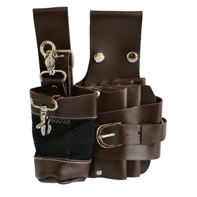 Pro Styling | Scissors & Comb Pouch | Dark Brown