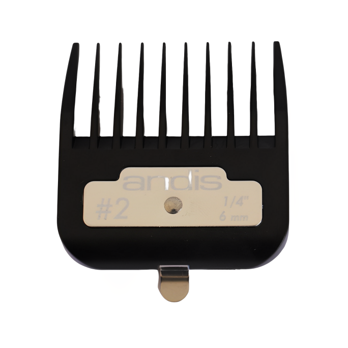 ANDIS BG Series Premium Metal Clip Comb #2 (1/4")