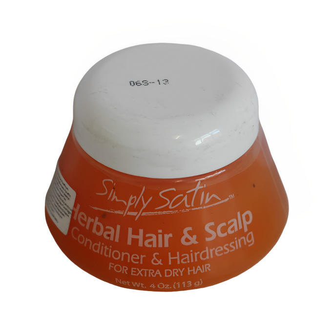 Simply Satin Herbal Hair & Scalp Conditioner and Hairdressing 4oz