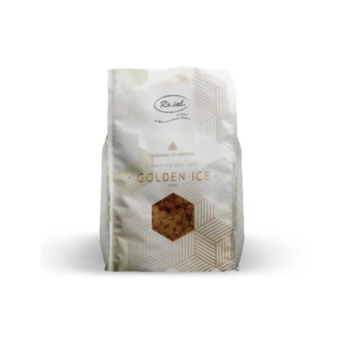 Roial Elastic Film Wax Granule Golden Ice 1000g