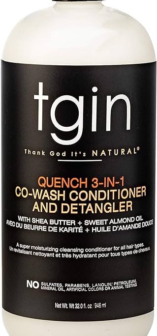 TGIN Quench 3-in-1 Co-Wash Conditioner and Detangler