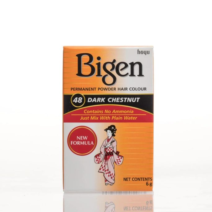 Bigen Permanent Powder Hair Color - Dark Chestnut