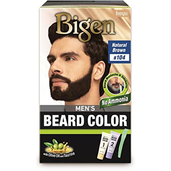 Bigen Men's Beard Colour Natural Brown