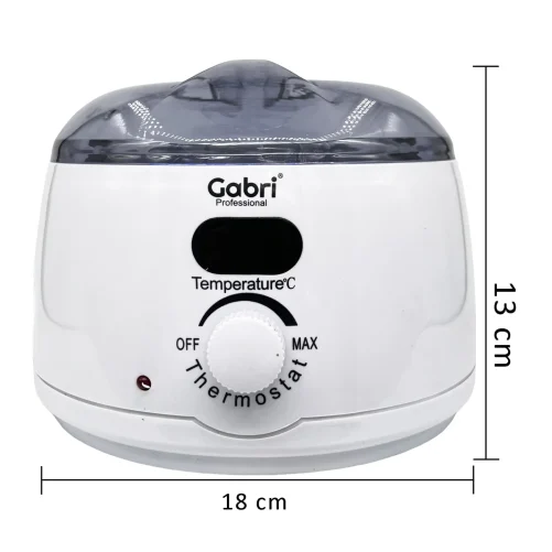Gabri single pot wax warmer with temperature control