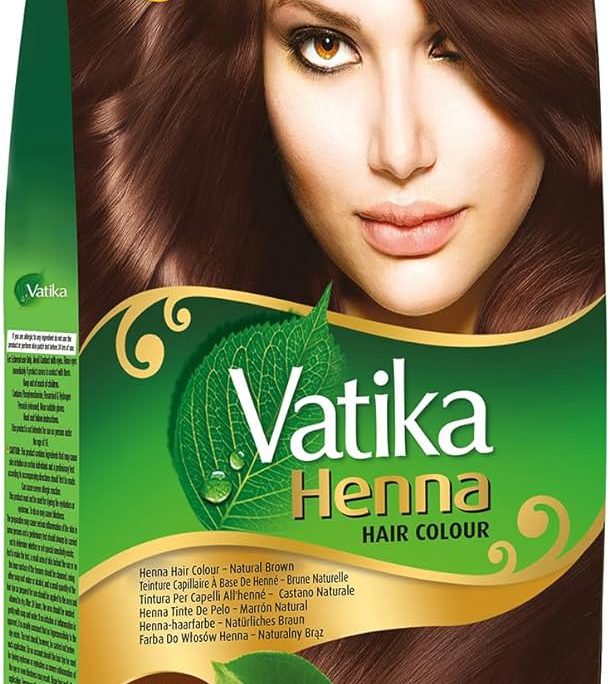 Vatika Henna Hair Colour Natural Brown 60G