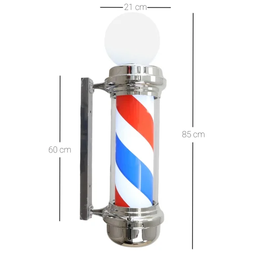 Gabri Classic Barber Pole Light with Open Sign 85cm: Iconic & Eye-Catching - Image 8
