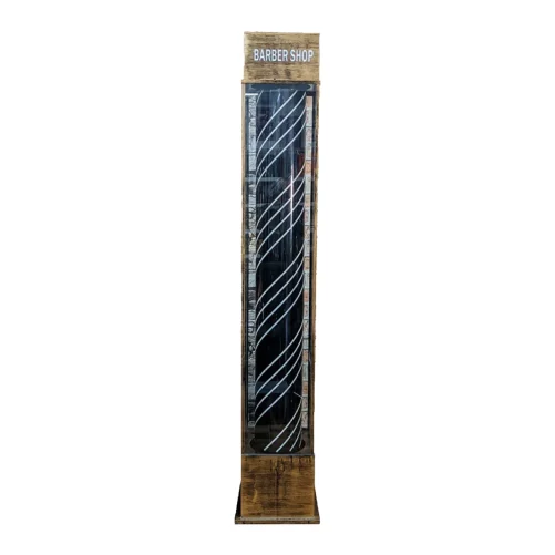 Gabri Barber Pole LED Light Floor Lantern Style - Image 2