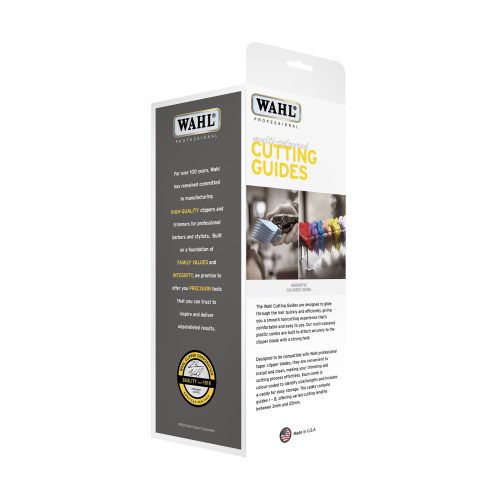 Wahl Coloured Comb Set 1-8: Clipper Guards in Caddy - Image 4